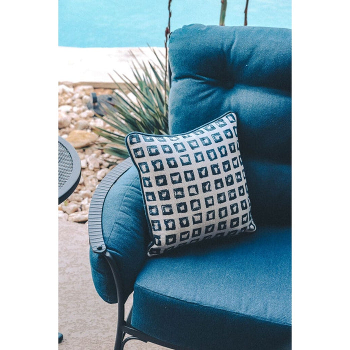 OW Lee Monterra Urban Scale swivel rocker cushion detail (some pieces shown are sold separately)