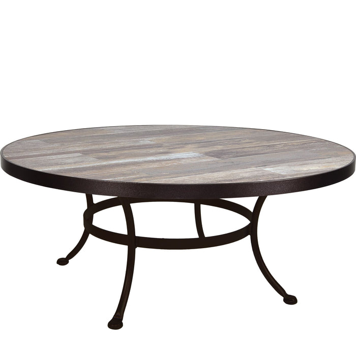 OW Lee Standard Iron Coffee Table with 42" round top