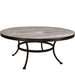 OW Lee Standard Iron Coffee Table with 42" round top