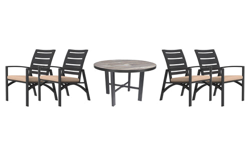 OW Lee Arc 5-Piece Dining Set