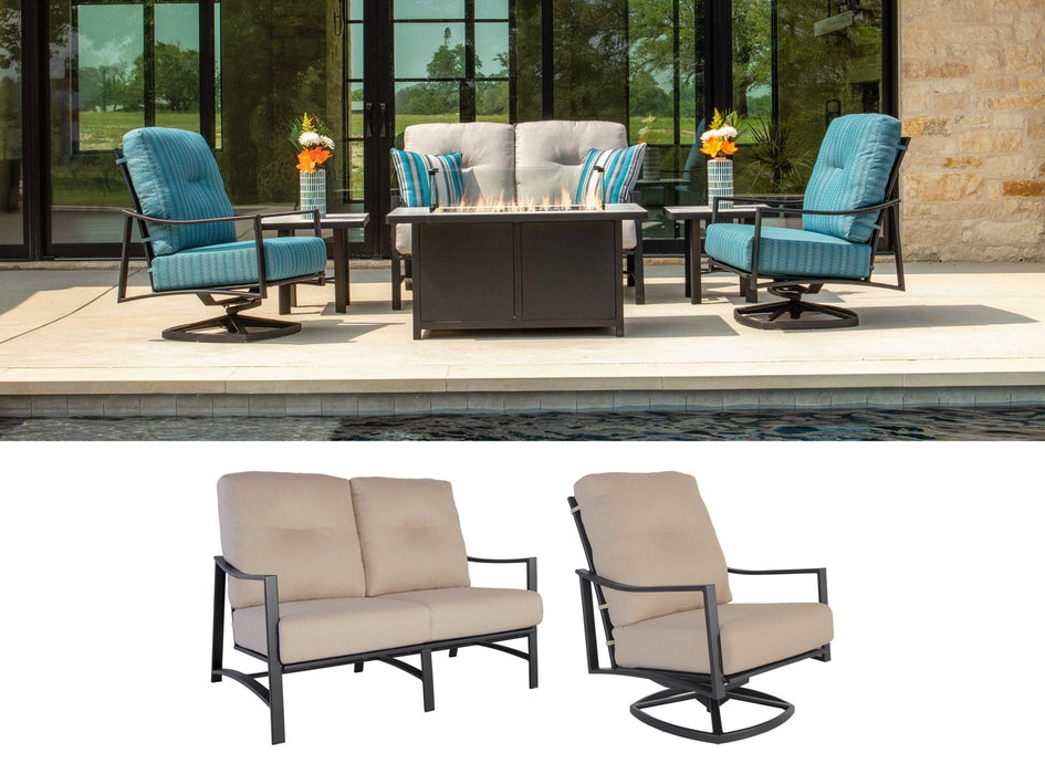 OW Lee Avana 3-Piece Conversation Set shown in the OW Lee 2027 catalog, with each included piece