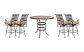 OW Lee Classico bar set on a patio, with each included piece