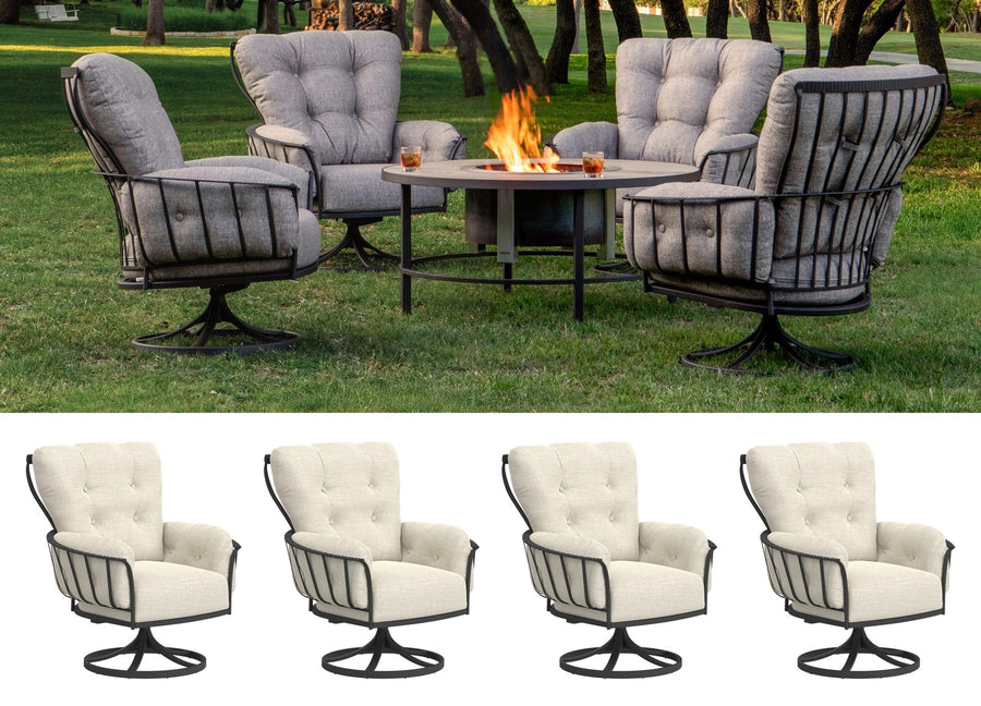 Monterra swivel rockers, set of 4