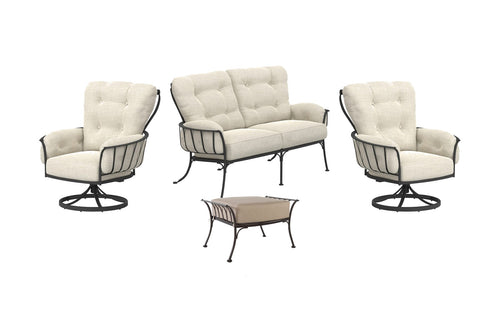 OW Lee Monterra Urban Scale 4-Piece Lounge Set with Swivel Rockers
