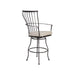 Monterra Swivel Bar Stool With Arms