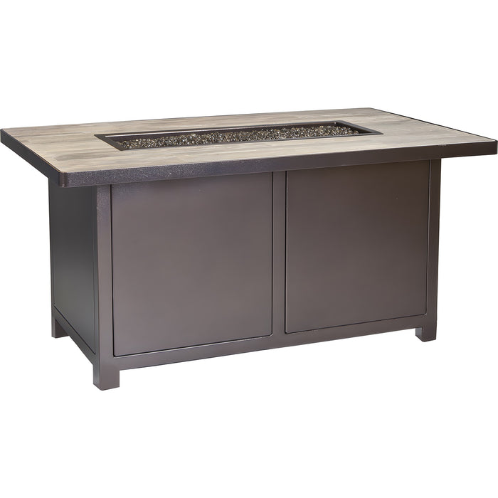 OW Lee Casual Fireside 30" x 50" Chat Height Capri Fire Pit