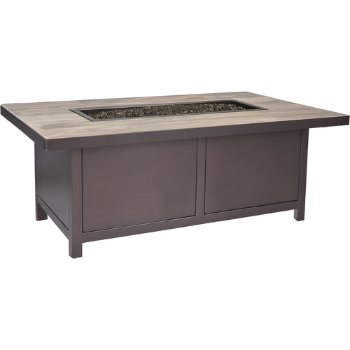 OW Lee Casual Fireside 30" x 50" Occasional Height Capri Fire Pit
