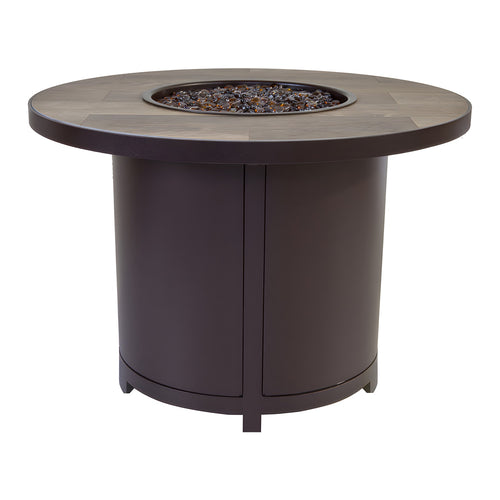 OW Lee Casual Fireside 36" Rd. Chat Height Capri Fire Pit
