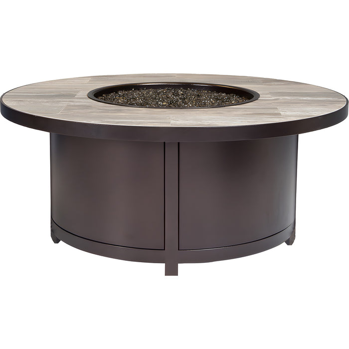 OW Lee Casual Fireside 42" Rd. Occasional Height Capri Fire Pit