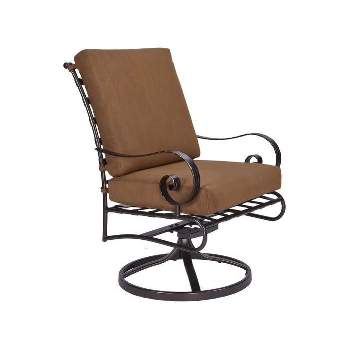 OW Lee Classico Club Dining Swivel Rocker Arm Chair