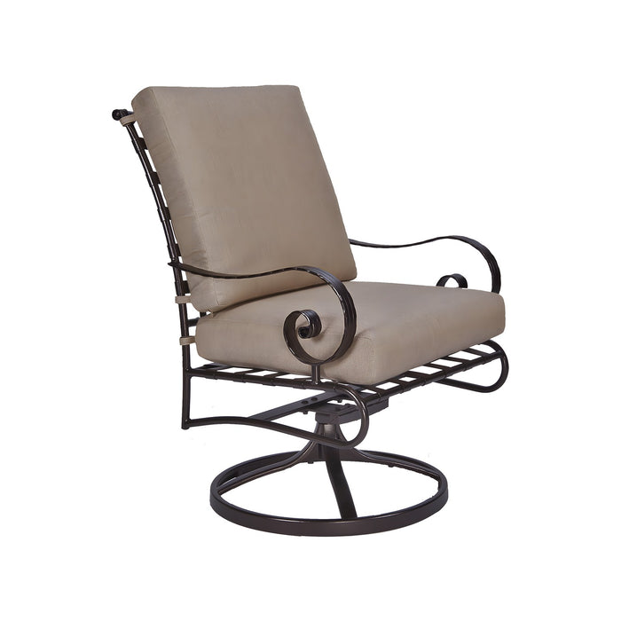 OW Lee Classico Club Dining Swivel Rocker Arm Chair