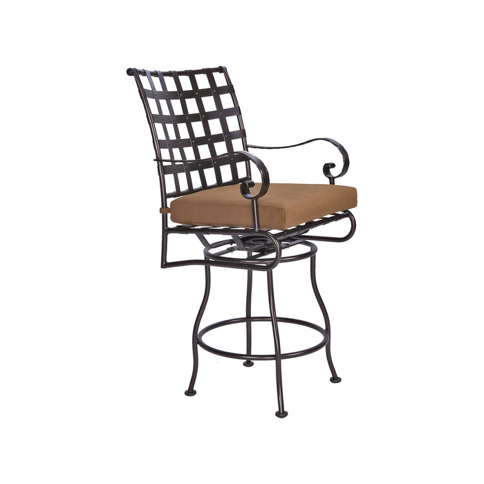 OW Lee Classico Swivel Counter Stool With Arms