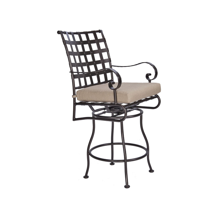 OW Lee Classico Swivel Counter Stool With Arms