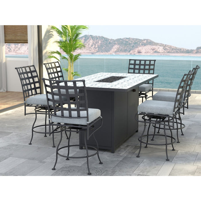 OW Lee Classico Swivel Bar Stool With Arms