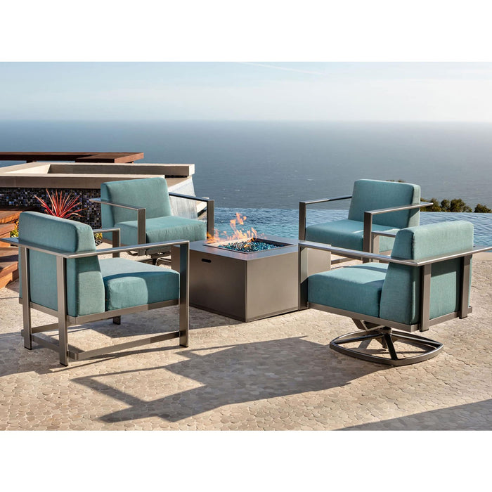 OW Lee Casual Fireside 25" x 45" Occasional Heights Forma Fire Pit
