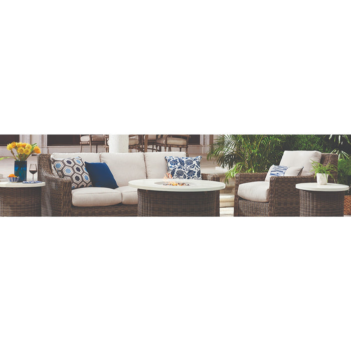 Lane Venture Oasis 42" Round Gas Fire Pit