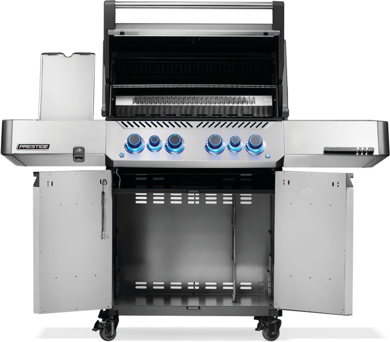 Prestige 500 with the lid and cabinet doors open