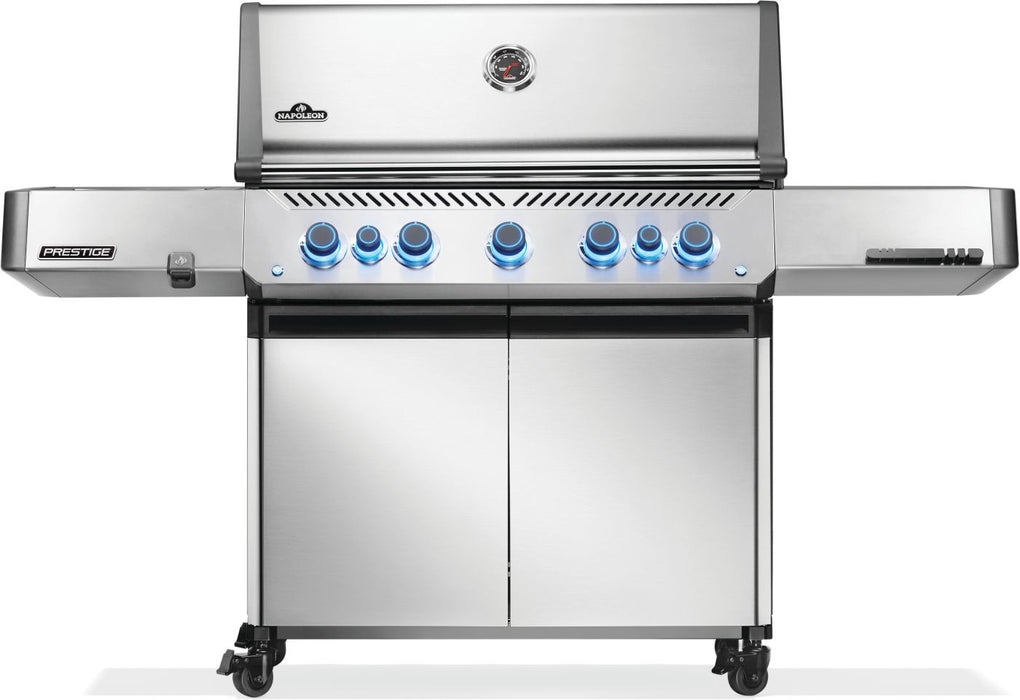 Prestige 665, front view with side shelves