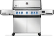 Napoleon Prestige 665 Connected gas grill in stainless steel, front view