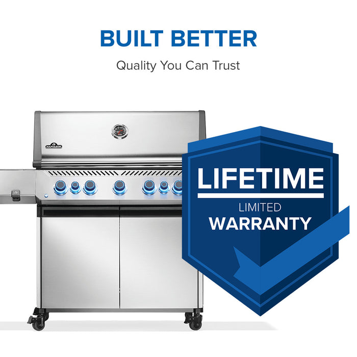 Prestige 665 Connected backed by the Napoleon Lifetime Limited Warranty
