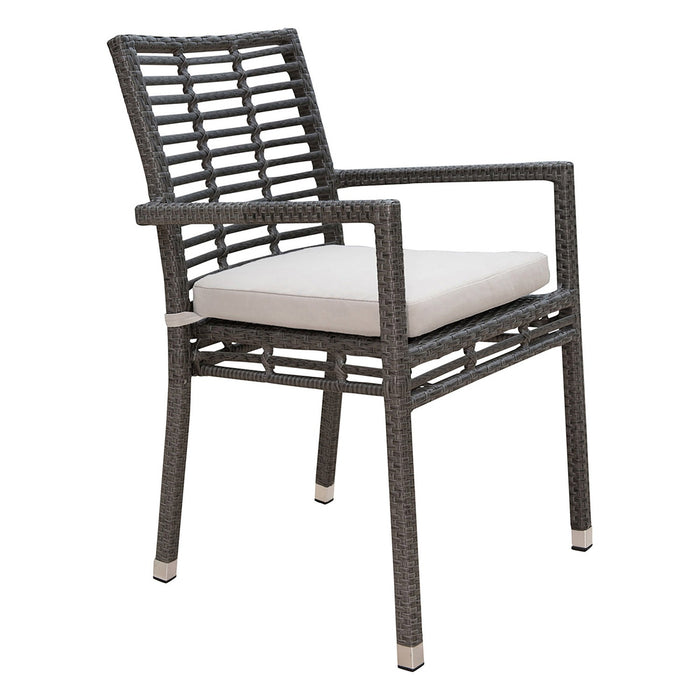 Panama Jack Graphite Set of 2 Stackable Armchairs