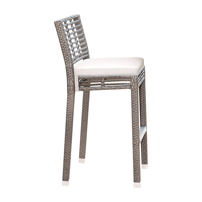 Panama Jack Graphite Set of 2 Stackable Barstools