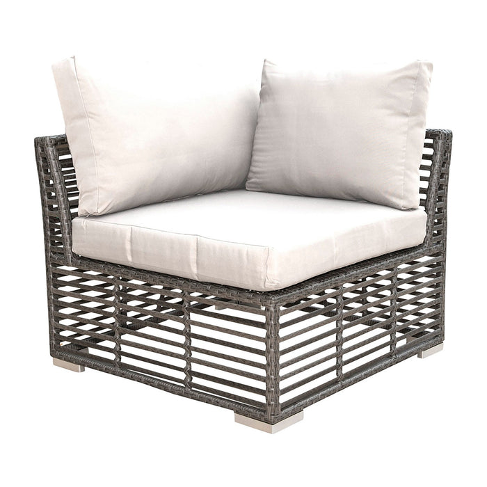 Panama Jack Graphite Modular Corner Unit with Cushions