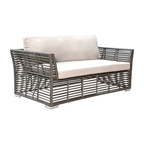 Panama Jack Graphite Loveseat with Cushions