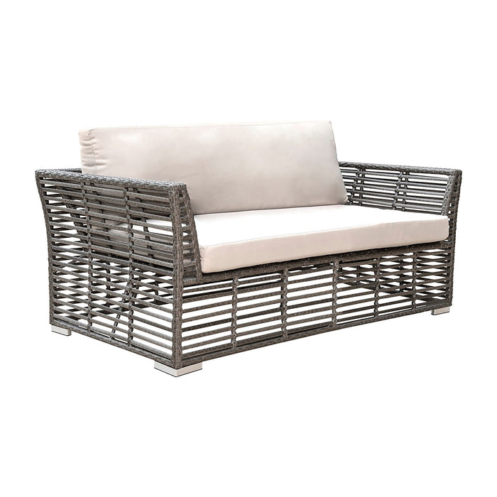 Panama Jack Graphite Loveseat with Cushions