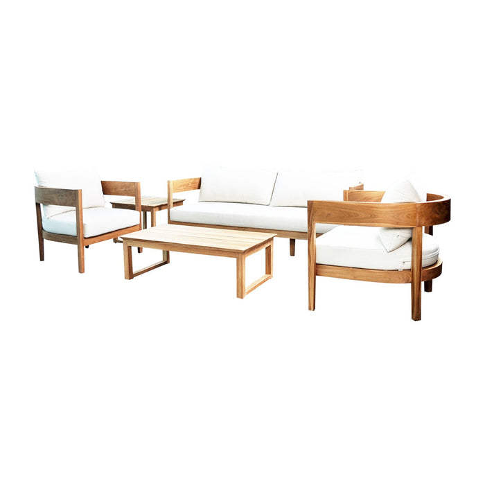 Panama Jack Bali Teak 5-Piece Seating Set