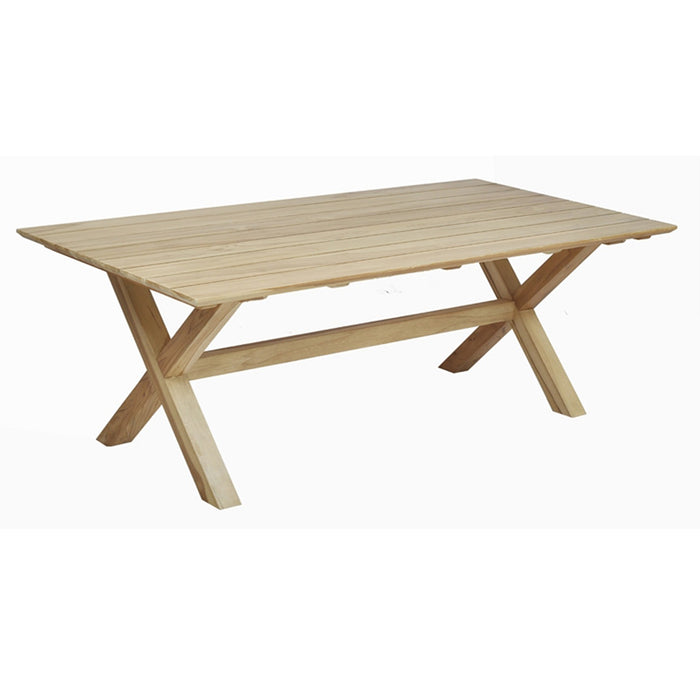 Panama Jack Bali Teak 6-Piece Rectangular Dining Table with Bench