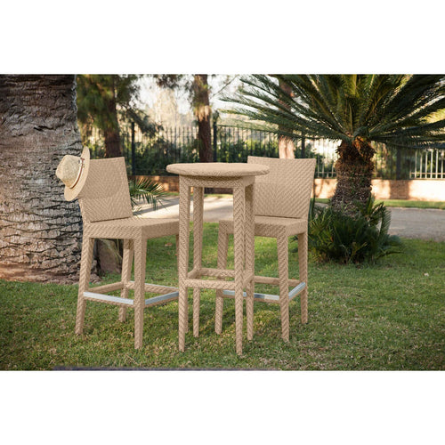 Panama Jack Austin 3-Piece Round Pub Table Set