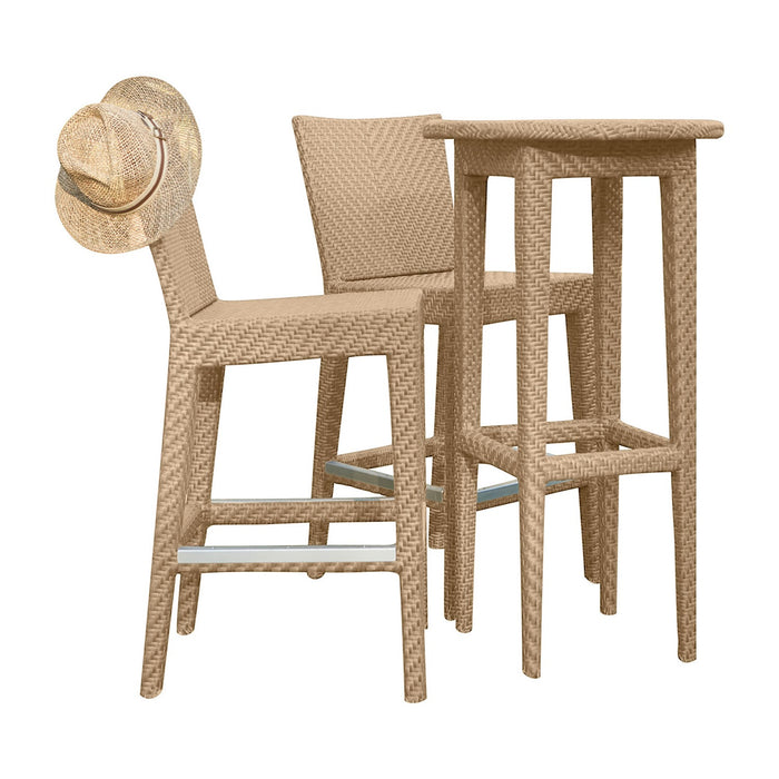 Panama Jack Austin 3-Piece Round Pub Table Set