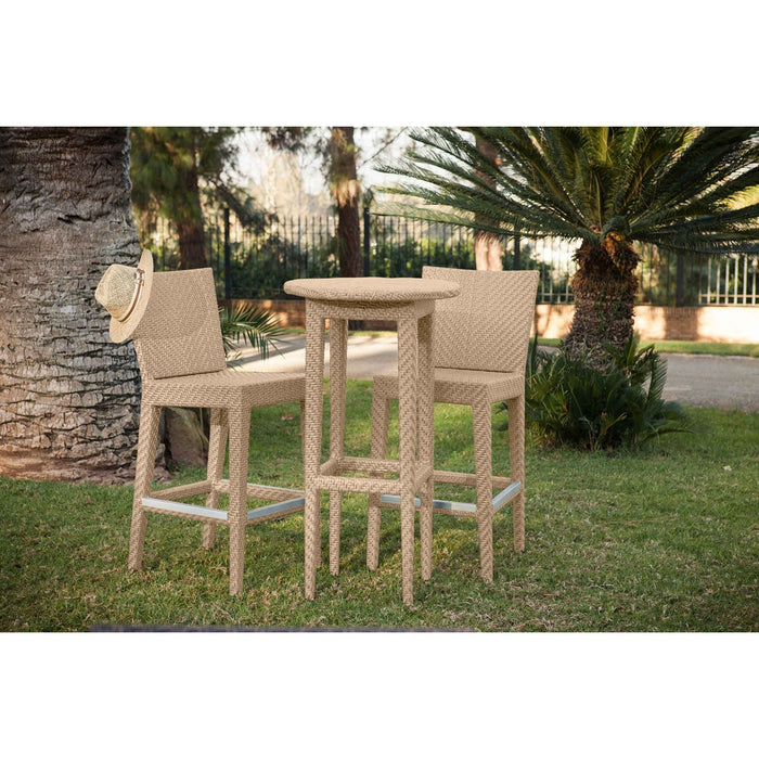 Panama Jack Austin 3-Piece Round Pub Table Set