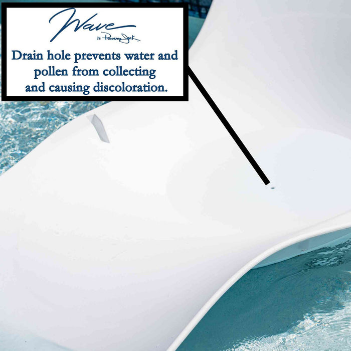 Panama Jack Set of 4 Wave In-Pool Chaise Lounger