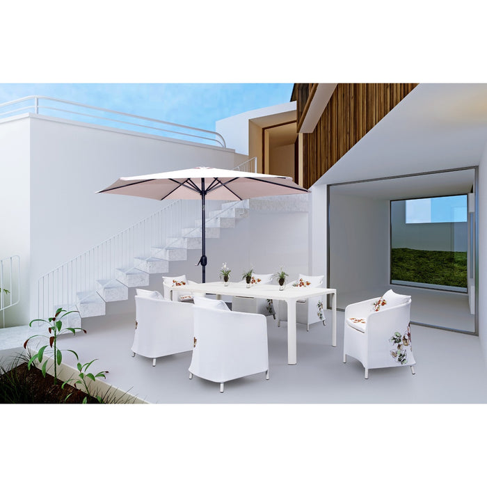 Panama Jack 9 Ft Alum Patio Umbrella W/Crank