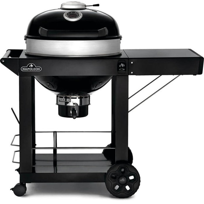 Napoleon Pro Charcoal Kettle Grill/Black with Cart