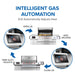 Intelligent Gas Automation: the grill adjusts heat automatically when the lid is opened
