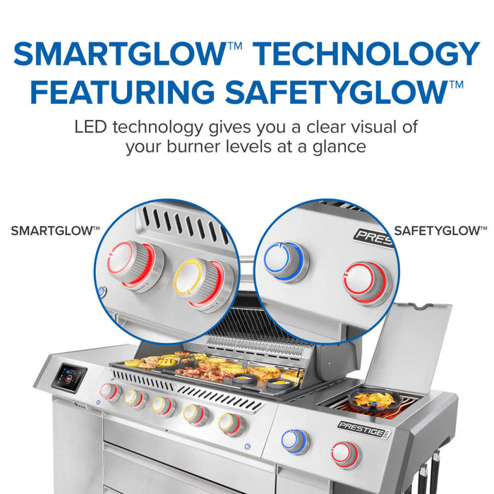 SmartGlow technology featuring SafetyGlow knobs
