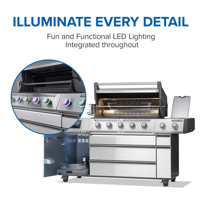 Integrated LED lighting throughout