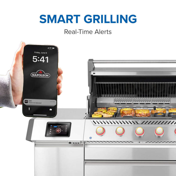 Smart grilling with real-time alerts on your phone