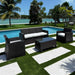 Pelican Reef Plastique Coffee Table in a Pelican Reef Plastique collection setting