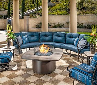 OW Lee Pasadera 3-Piece Curved Sectional Set