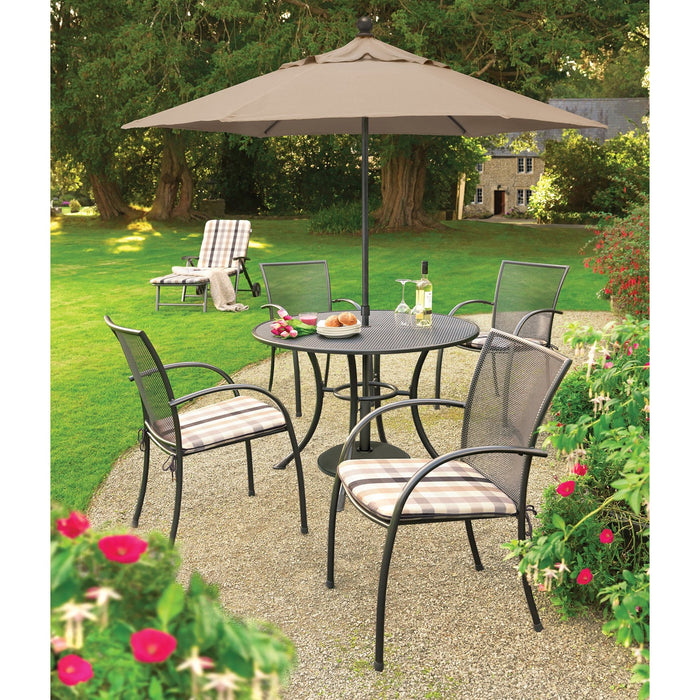 Kettler Pilano 5-Piece Wrought Iron Dining Set (48-inch Table)