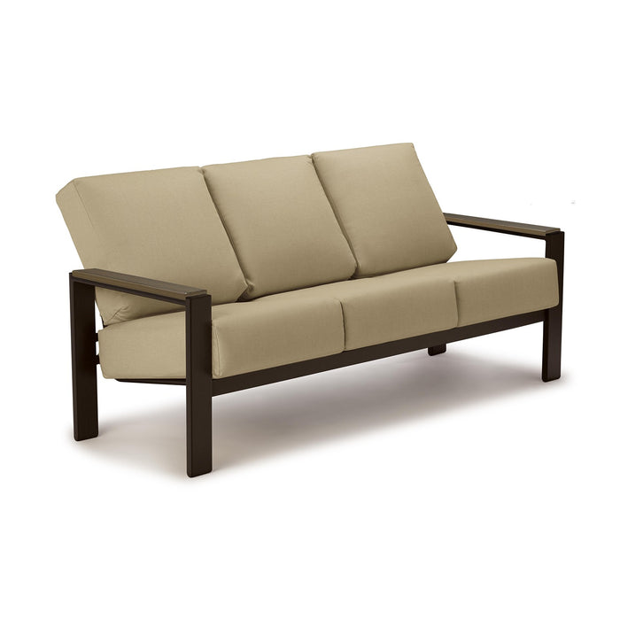 Telescope Casual Larssen Deep Seat Cushion Three-Seat Sofa w/ Polymer Accents