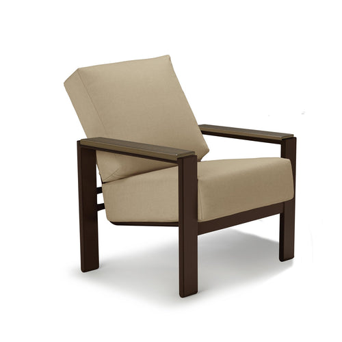 Telescope Casual Larssen Deep Seat Cushion Arm Chair w/ Polymer Accents