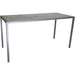 OW Lee Quadra Counter Table 33" x 75" Rectangle with umbrella hole