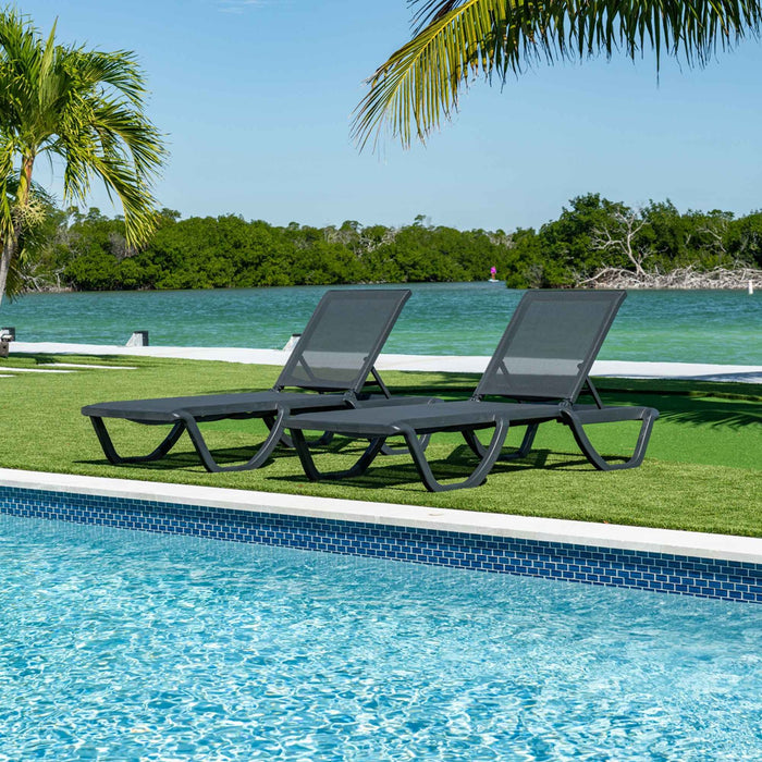 Florence Set of 2 Chaise Lounger