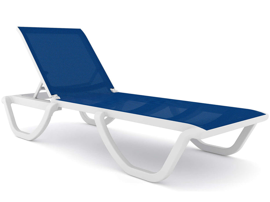 Rainbow Outdoor Florence Set of 2 Chaise Lounger - Blue
