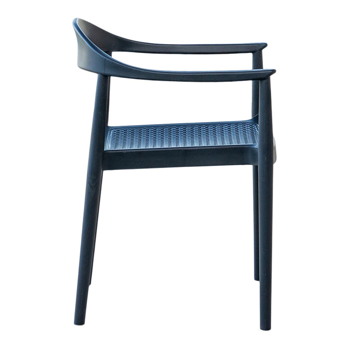 Kennedy Set of 2 Stackable Armchair - Anthracite